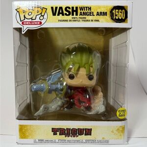 New Funko Pop! Deluxe: Trigun Vash with Angel Arm (Glow) #1560